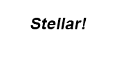 "Stellar" says Earth
